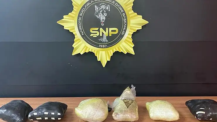 Şanlıurfa'da 3 kilo 900 gram uyuşturucu madde ele geçirildi