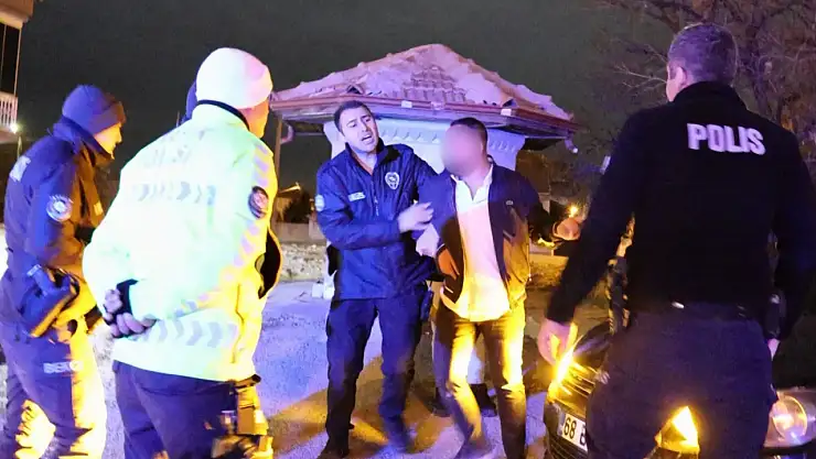 Sarhoş Sürücü Polisten Kaçıp Valiyle Tehdit Etti