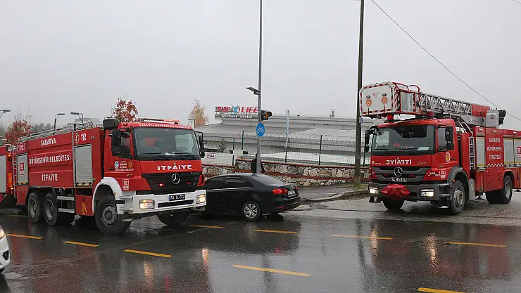 Saunada korkutan yangın