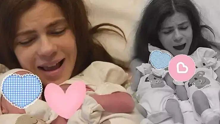 Seçil Uyar Bebekleri ile İlk Fotoğrafını Paylaştı