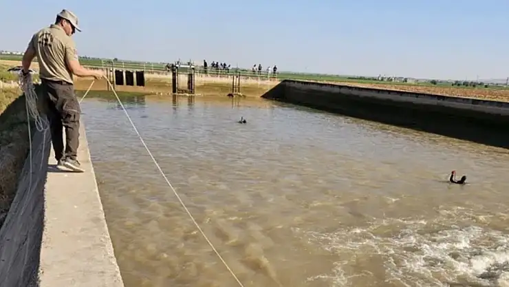 Sulama kanalına giren çocuk boğuldu