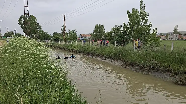 Sulama kanalında kaybolan çocuktan acı haber