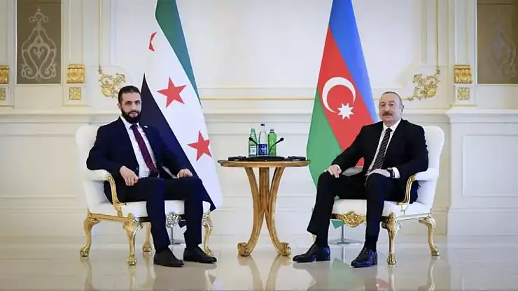 Suriye Cumhurbaşkanı Şara Azerbaycan Cumhurbaşkanı Aliyev ile görüştü