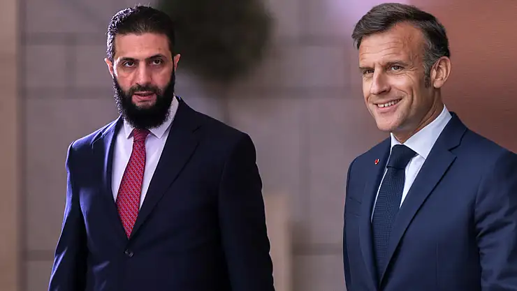 Suriye Devlet Başkanı eş-Şara ile Macron yarın Paris'te bir araya gelecek