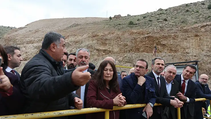 TBMM İliç Araştırma Komisyonu Çöpler Maden Ocağı'nda İncelemelerde Bulundu