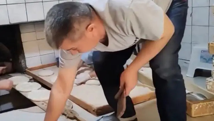 Terlikle pide tezgahının üstünde üretim yapılan fırına ceza yağdı