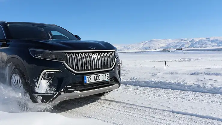 TOGG, karlı ve buzlu yol testinden tam puan aldı