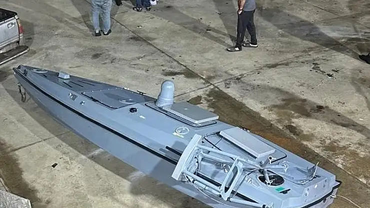 Trabzon'da balıkçıların ağına bomba yüklü insansız deniz aracı takıldı!