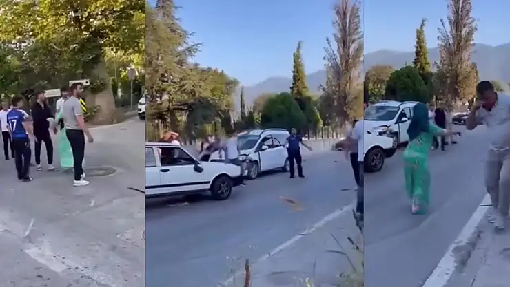 Trafik kazası sonrası bıçaklı kavga: 5 kişilik aile hastanelik oldu