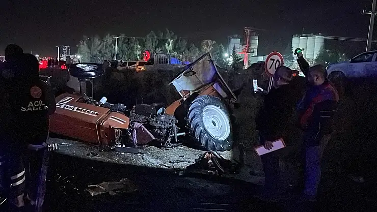 Traktörlü Zincirleme Trafik Kazası! 3 Kişi Öldü