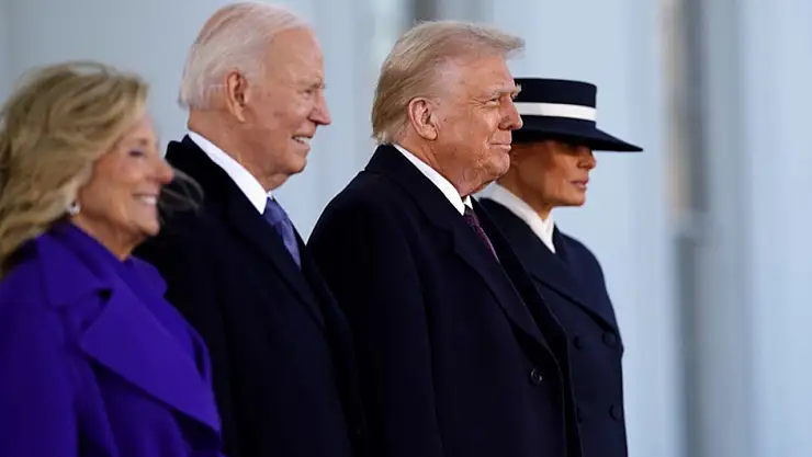 Trump Yemin Töreni Öncesi Beyaz Saray'da