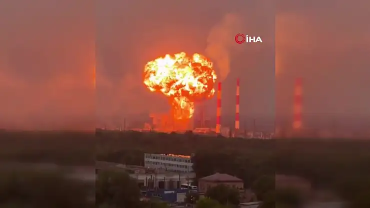 Ukrayna ordusundan Rus petrol tesislerine saldırı