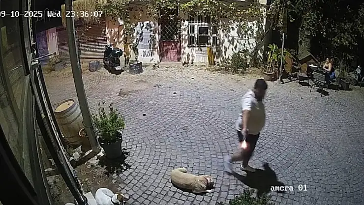 Urla'da kadın cinayeti: Dehşet anları kamerada!