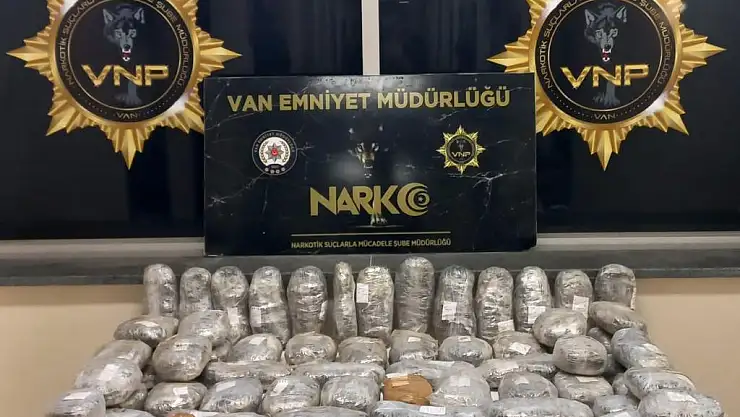 Van'da 161 kilo 500 gram uyuşturucu ele geçirildi