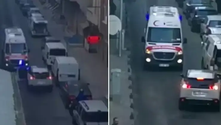 Yol Verilmeyen Ambulans Olayında Bu Sefer Ambulans Suçlu! Trafikten Men Edildi!