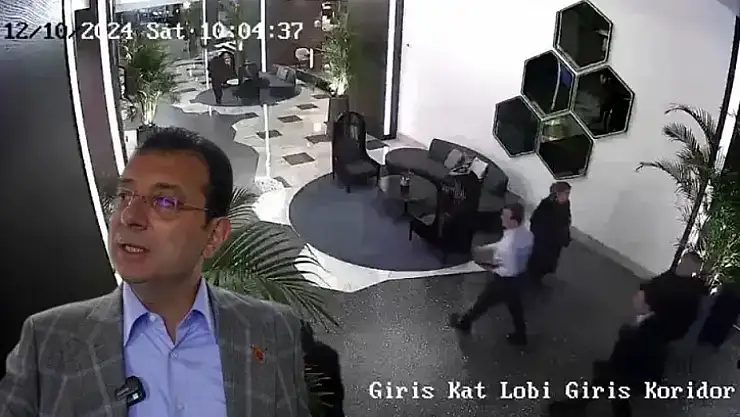 Yolsuzluk soruşturmasında İmamoğlu'nun toplantıya geldiği görüntüler dosyaya girdi
