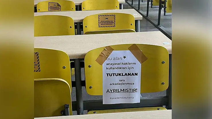 YTÜ'de vize sınavlarına tutuklama boykotu
