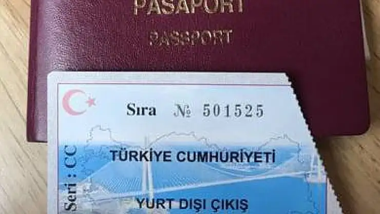 Yurt Dışı Çıkış Harcı 500 TL'ye Yükseltildi
