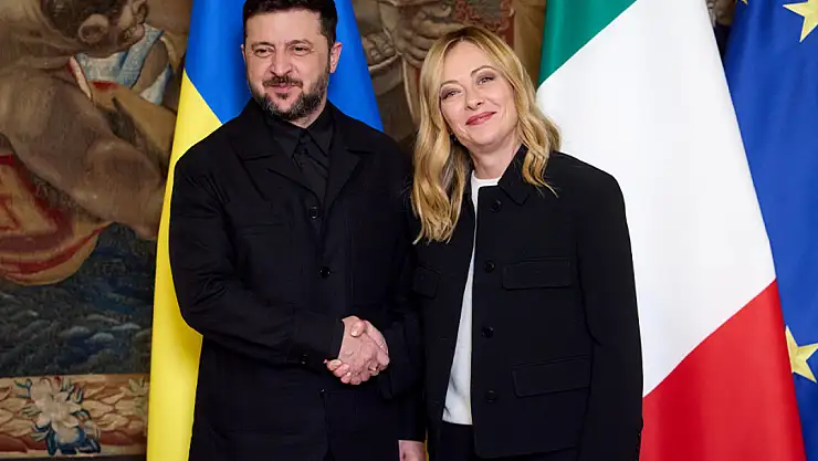 Zelenskiy, İtalya Başbakanı Meloni ile bir araya geldi