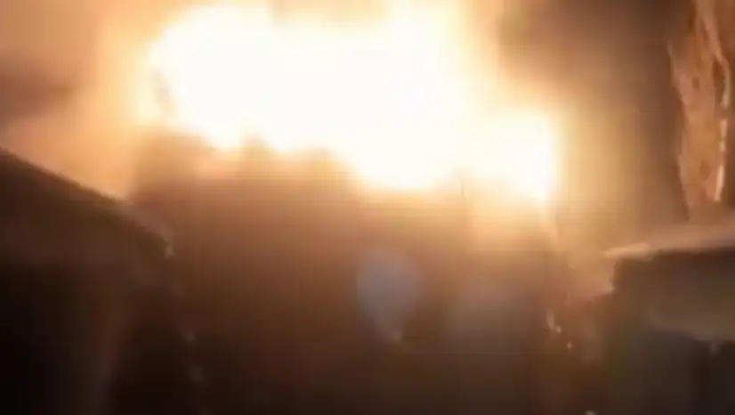 Kalorifer kazan dairesi cayır cayır yandı