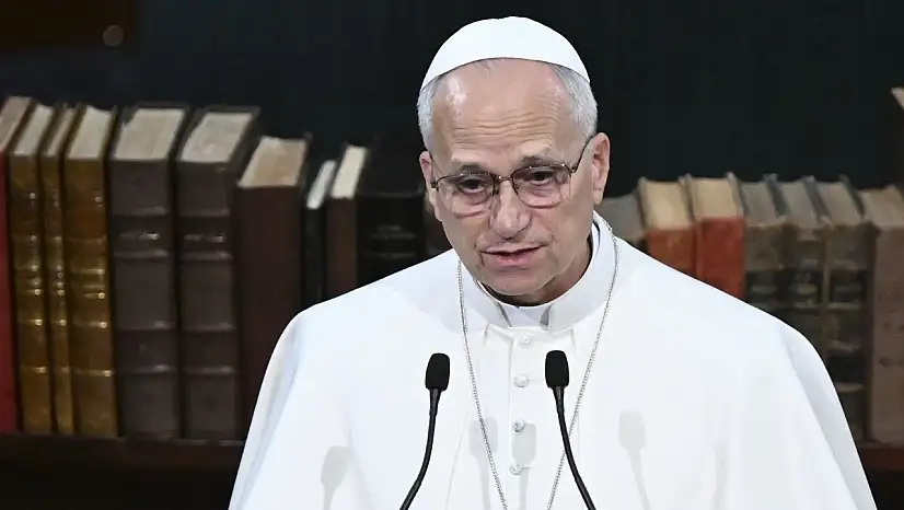 Papa 14. Leo, Cumhurbaşkanı Külliyesi'nde konuştu İnsanlığın Geleceği Tehlike Altında