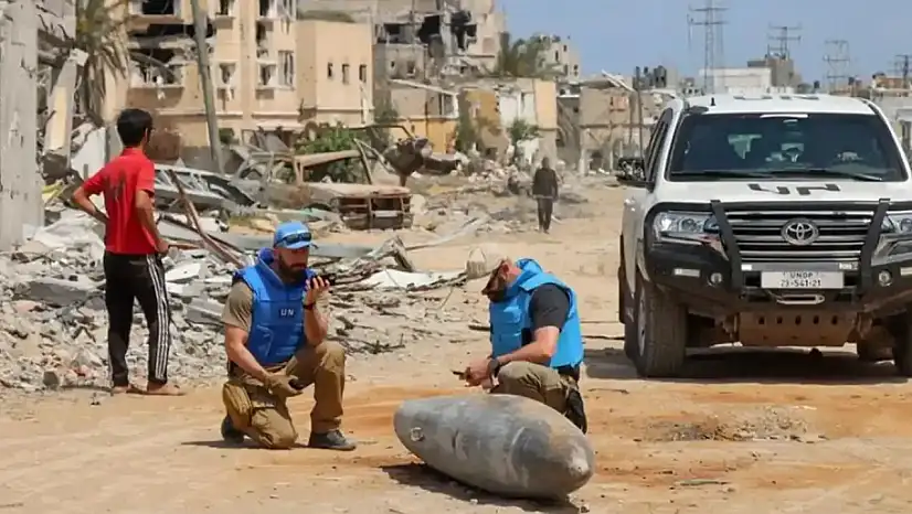 Patlamamış Mühimmatlar Sebebiyle Gazze Mayın Tarlası Gibi