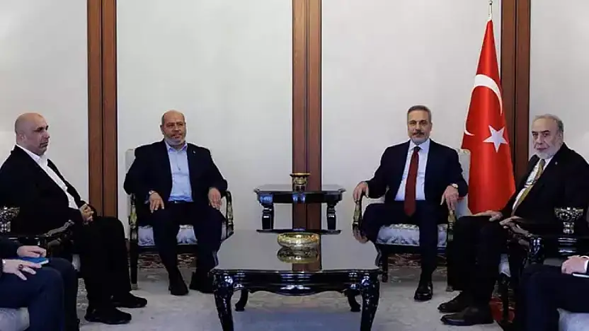 Bakan Fidan Hamas Heyetiyle Görüştü