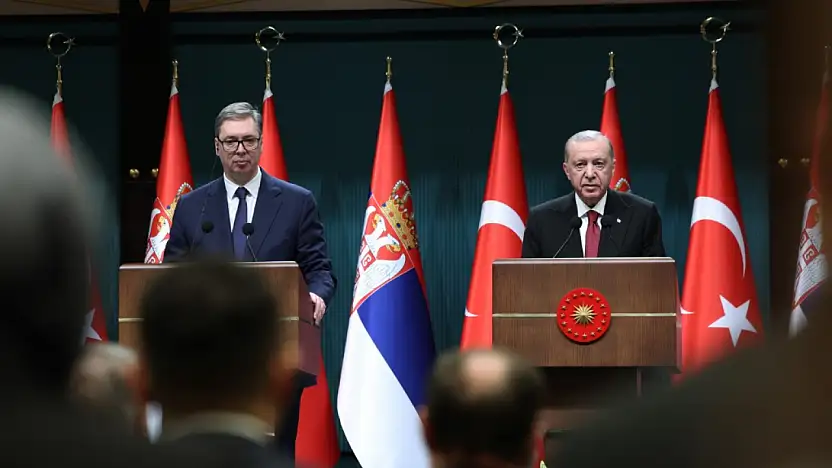 Cumhurbaşkanı Erdoğan Sırbistan Cumhurbaşkanı Vucic İle Ortak Basın Toplantısında Açıklamalarda Bulundu