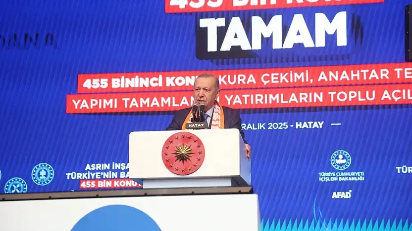 Cumhurbaşkanı Erdoğan Sözlerimizi Tutmanın Bahtiyarlığıyla Aziz Milletimizin Huzurundayız