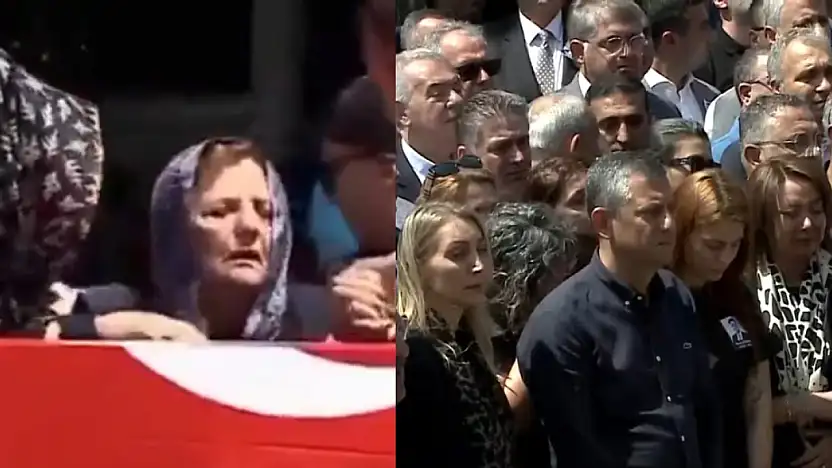 Ferdi Zeyrek'in annesi, oğlunun tabutuna sarılırken fenalaştı! Özgür Özel'den Zeyrek'e son sözler