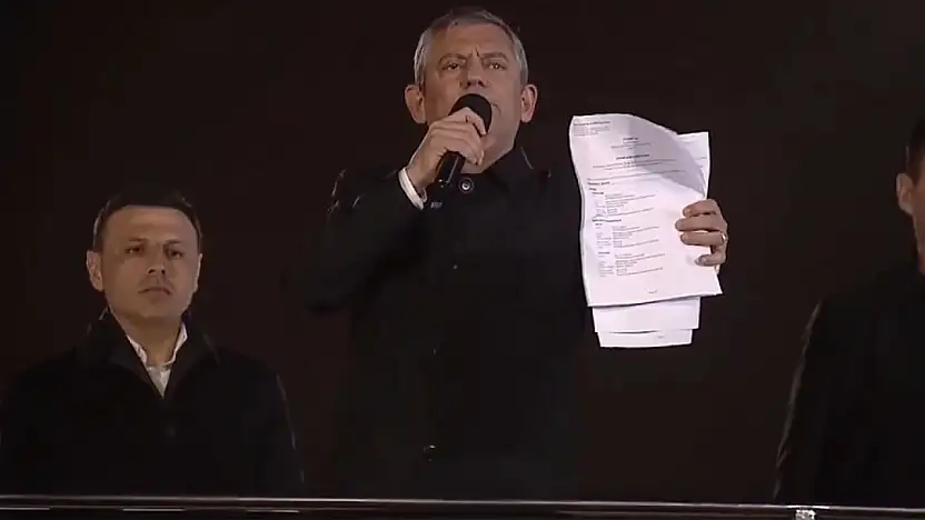 Özgür Özel Hakkında Ümraniye Mitingi Sonrası Soruşturma Başlatıldı