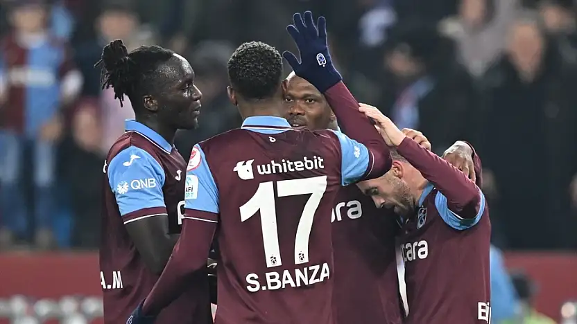 Trabzonspor 5 golle kazandı! Evinde şov yaptı