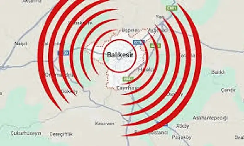 Balıkesir Sındırgı'da 4.9'luk Deprem!