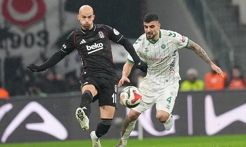 Beşiktaş  Geriye Düştüğü Maçta Konyaspor'u 2-1 Mağlup Etti
