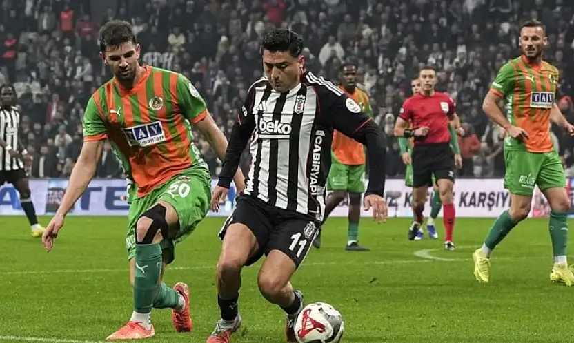 Beşiktaş Geriye Düştüğü MAçta Alanyaspor İle Berabere Kaldı