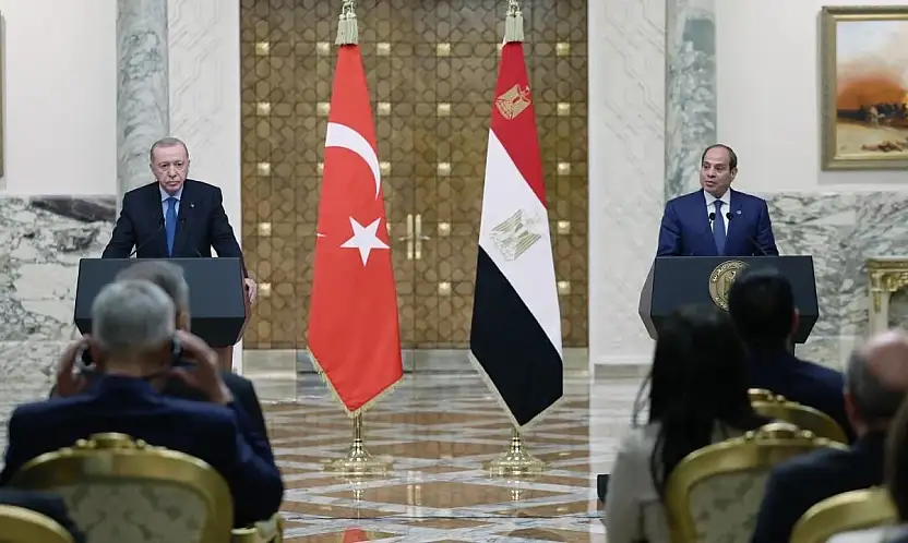 Cumhurbaşkanı Erdoğan İle  Sisi'den Ortak Basın Toplantısı Ortak Gündemimiz Filistin Davası