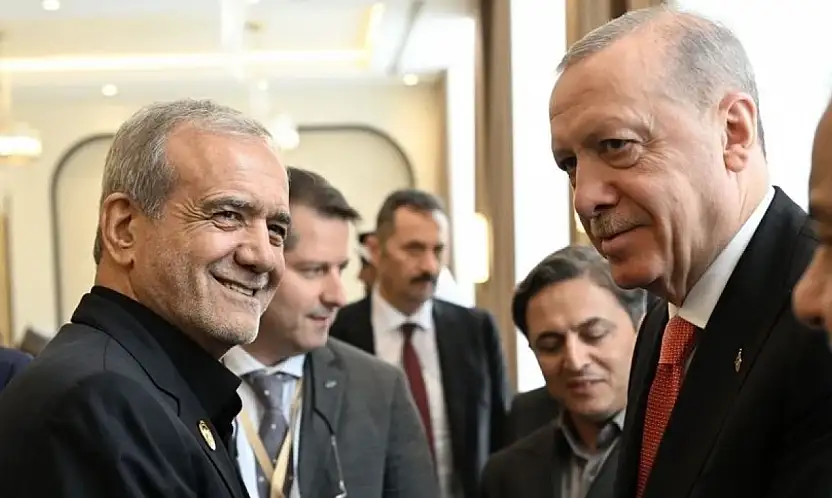 Cumhurbaşkanı Erdoğan, İran Cumhurbaşkanı Pezeşkiyan İle Görüştü