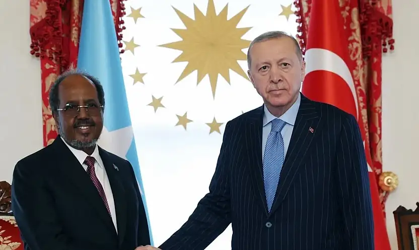 Cumhurbaşkanı Erdoğan, Somali Cumhurbaşkanı Mahmud İle Bir Araya Geldi