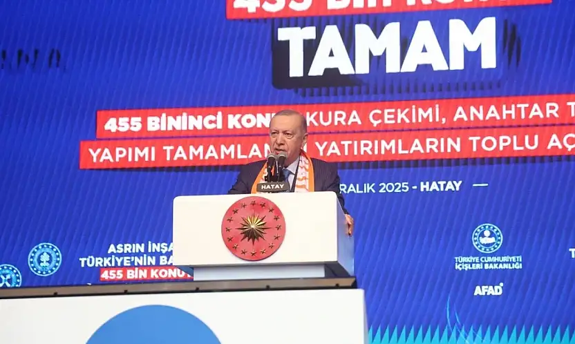 Cumhurbaşkanı Erdoğan Sözlerimizi Tutmanın Bahtiyarlığıyla Aziz Milletimizin Huzurundayız