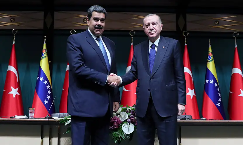 Cumhurbaşkanı Erdoğan, Venezuela Cumhurbaşkanı Maduro  Görüştü
