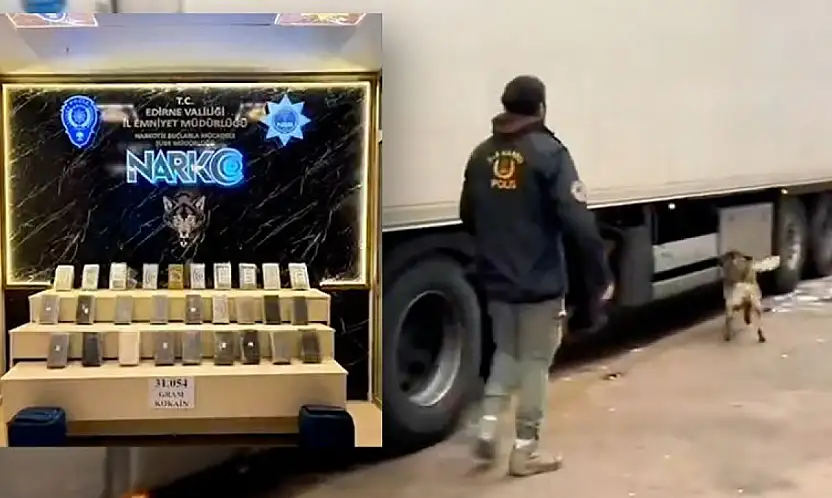 Kapıkule Gümrük Sahasında 31 Kilo Kokain Ele Geçirildi