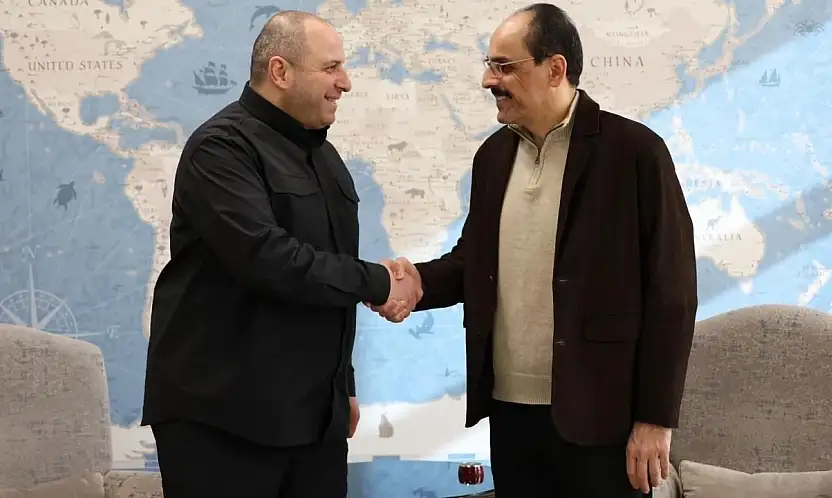 MİT Başkanı Kalın, Ukrayna Ulusal Güvenlik Ve Savunma Konseyi Sekreteri Umerov İle Görüştü