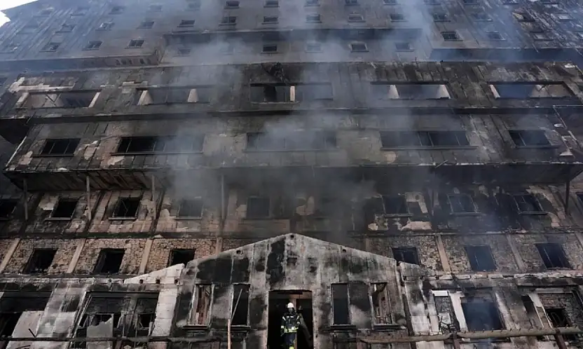 Otel Yangını Faciasında 9 Bakanlık Personeline Yurt Dışı Çıkış Yasağı Getirildi