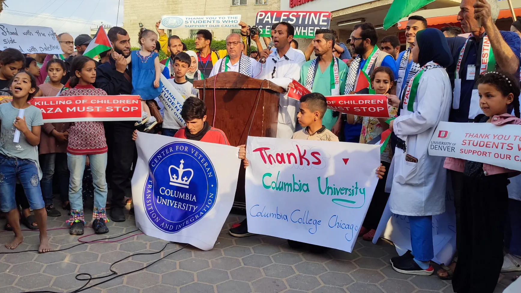 Gazze'den Vefa Gösterisi: ABD’li Üniversite Öğrencilerine Teşekkür Ettiler