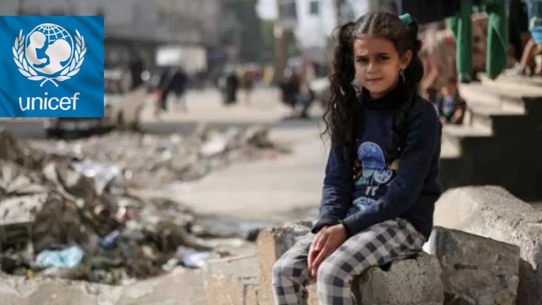 '7 Ekim'den bu yana Gazze Şeridi'nde 13 bin 800'den fazla çocuk öldürüldü'